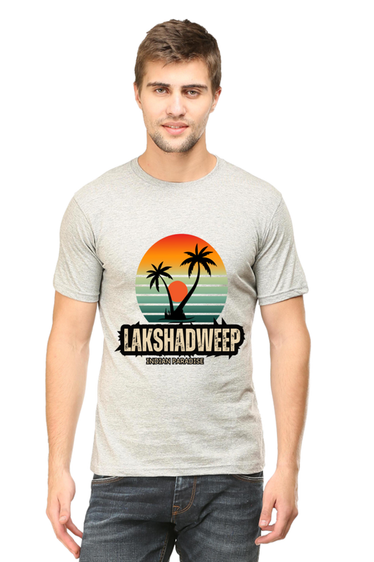 Artredis Men Cotton Printed Regular Fit T-Shirts |Lakshadweep| | Half Sleeves | Round Neck