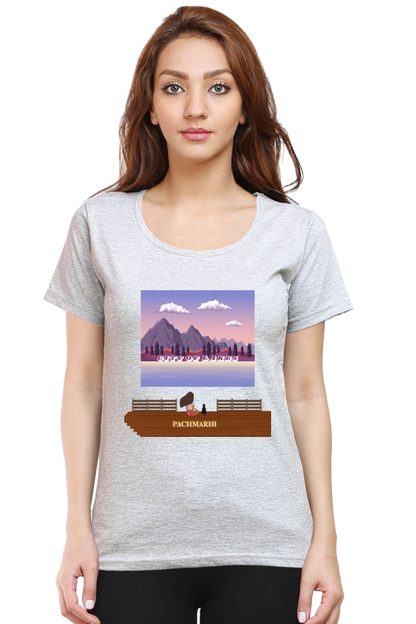 Artredis Women Cotton Printed Regular Fit T-Shirts | Panchmarhi| Half Sleeves | Round Neck