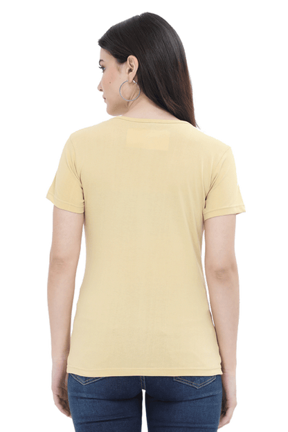 Artredis Women Cotton Printed Regular Fit T-Shirts |Mountain Home| Half Sleeves | Round Neck