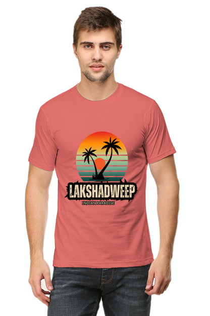 Artredis Men Cotton Printed Regular Fit T-Shirts |Lakshadweep| | Half Sleeves | Round Neck