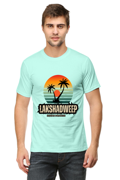 Artredis Men Cotton Printed Regular Fit T-Shirts |Lakshadweep| | Half Sleeves | Round Neck