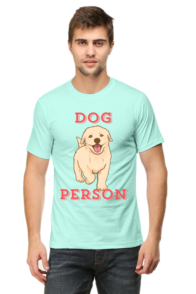 Artredis Men Cotton Printed Regular Fit T-Shirts |Dog Person| | Half Sleeves | Round Neck