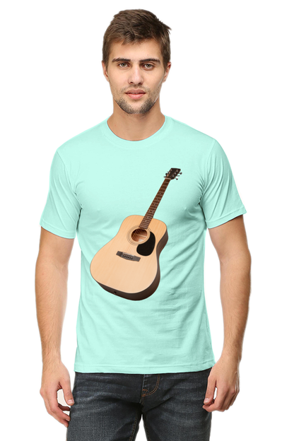 Artredis Men Cotton Printed Regular Fit T-Shirts |Guitar| | Half Sleeves | Round Neck