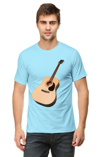 Artredis Men Cotton Printed Regular Fit T-Shirts |Guitar| | Half Sleeves | Round Neck