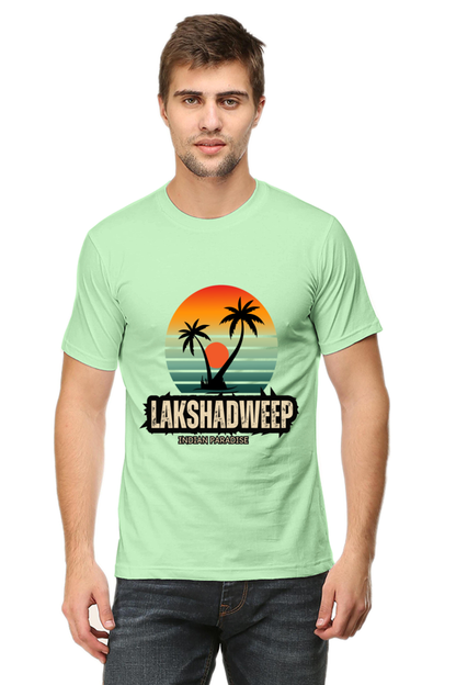 Artredis Men Cotton Printed Regular Fit T-Shirts |Lakshadweep| | Half Sleeves | Round Neck