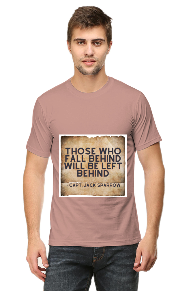 Artredis Men Cotton Printed Regular Fit T-Shirts |Those who fall Behind| | Half Sleeves | Round Neck