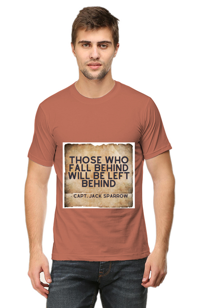 Artredis Men Cotton Printed Regular Fit T-Shirts |Those who fall Behind| | Half Sleeves | Round Neck