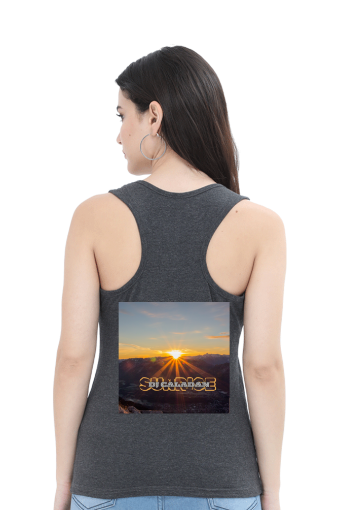 Artredis Women Cotton Tank Top | Sunshine| Half Sleeves | Round Neck