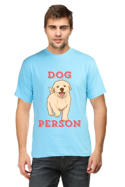 Artredis Men Cotton Printed Regular Fit T-Shirts |Dog Person| | Half Sleeves | Round Neck