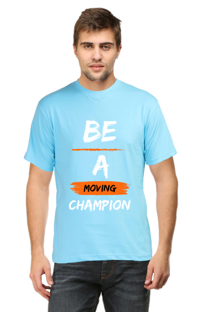 Artredis Men Cotton Printed Regular Fit T-Shirts |Be A Champion| | Half Sleeves | Round Neck