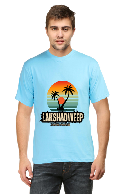 Artredis Men Cotton Printed Regular Fit T-Shirts |Lakshadweep| | Half Sleeves | Round Neck