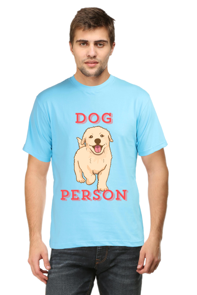 Artredis Men Cotton Printed Regular Fit T-Shirts |Dog Person| | Half Sleeves | Round Neck