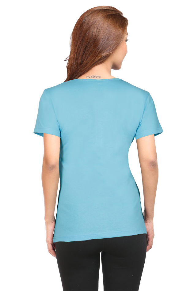 Artredis Women Cotton Printed Regular Fit T-Shirts | Walking Fish| Half Sleeves | Round Neck