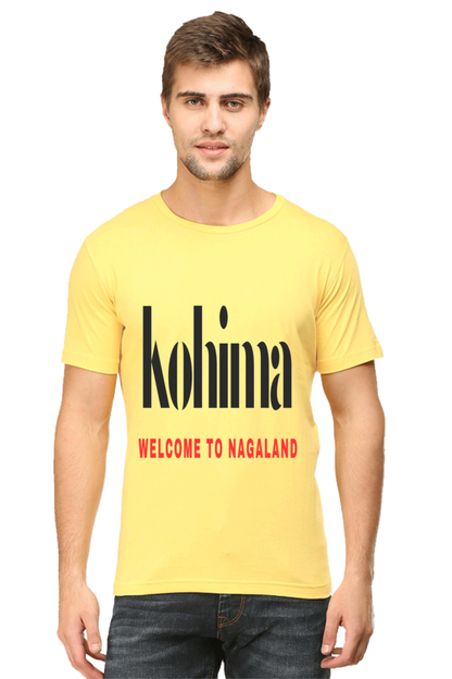 Artredis Men Cotton Printed Regular Fit T-Shirts |Nagaland| | Half Sleeves | Round Neck