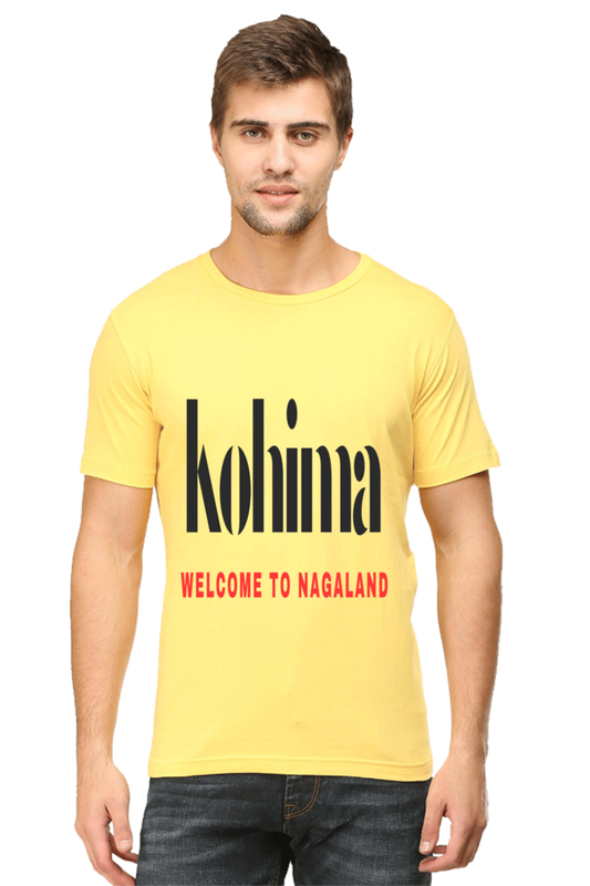 Artredis Men Cotton Printed Regular Fit T-Shirts |Nagaland| | Half Sleeves | Round Neck