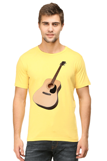 Artredis Men Cotton Printed Regular Fit T-Shirts |Guitar| | Half Sleeves | Round Neck