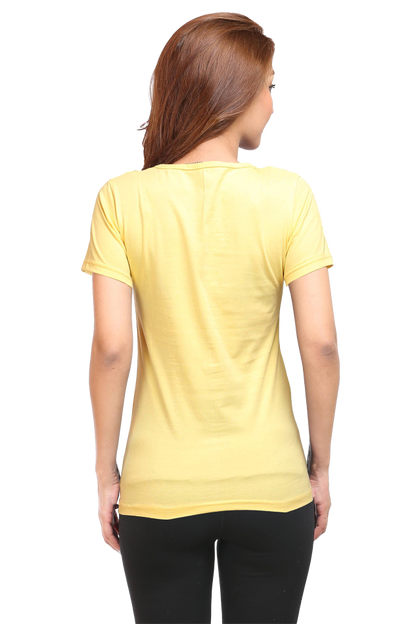 Artredis Women Cotton Printed Regular Fit T-Shirts |Mountain Home| Half Sleeves | Round Neck