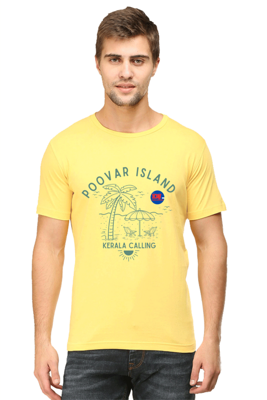 Artredis Men Cotton Printed Regular Fit T-Shirts |Poovar Island| | Half Sleeves | Round Neck