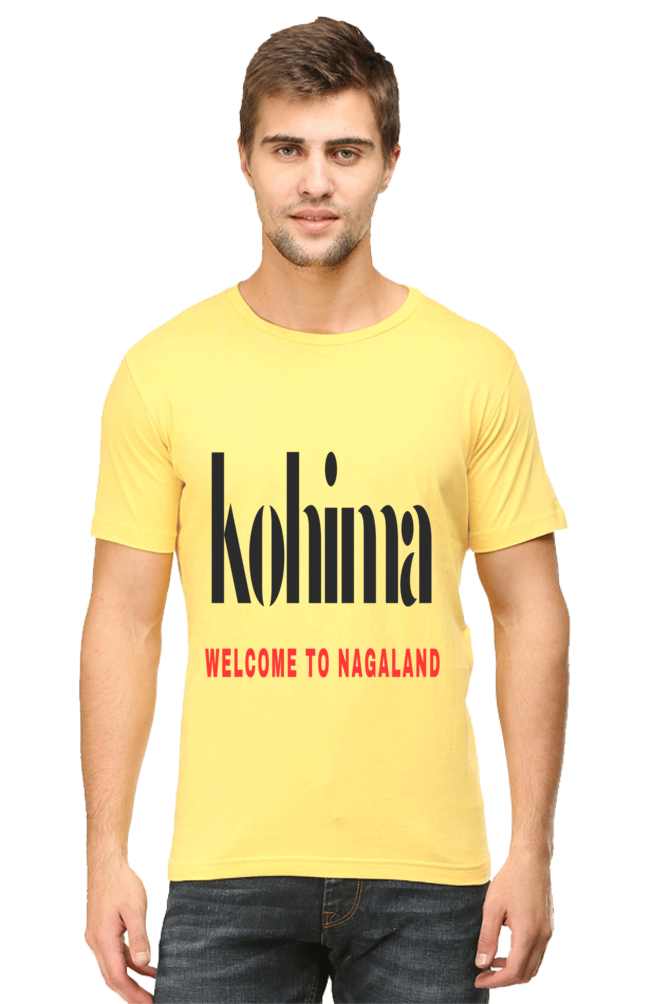 Artredis Men Cotton Printed Regular Fit T-Shirts |Nagaland| | Half Sleeves | Round Neck