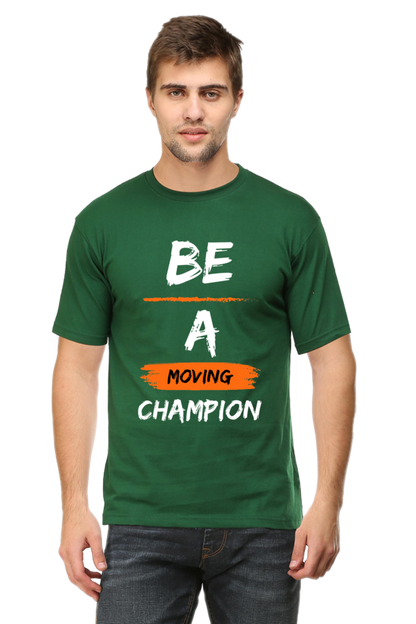 Artredis Men Cotton Printed Regular Fit T-Shirts |Be A Champion| | Half Sleeves | Round Neck